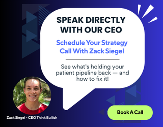 Medical marketing book a call with think bullish SEO